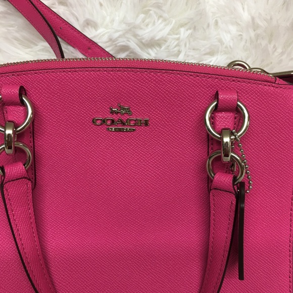 SOLD! Coach Bag Bright Pink - Picture 9 of 12